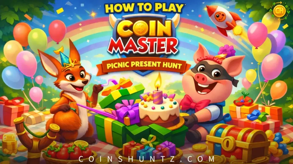 Coin Master New Event Picnic Present Hunt