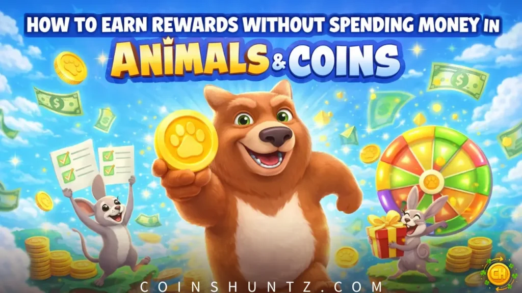 How to Earn Rewards Without Spending Money in Animals And Coins