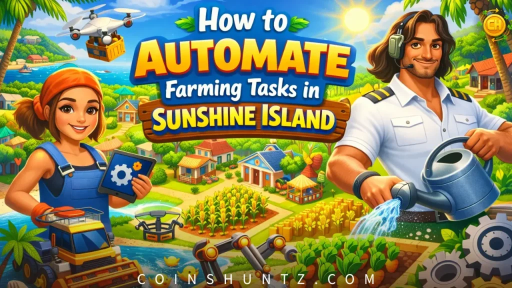 How to Automate Farming Tasks in Sunshine Island Farming Game