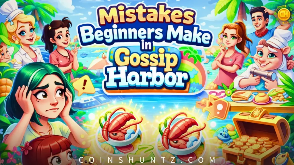Mistakes Beginners Make in Gossip Harbor