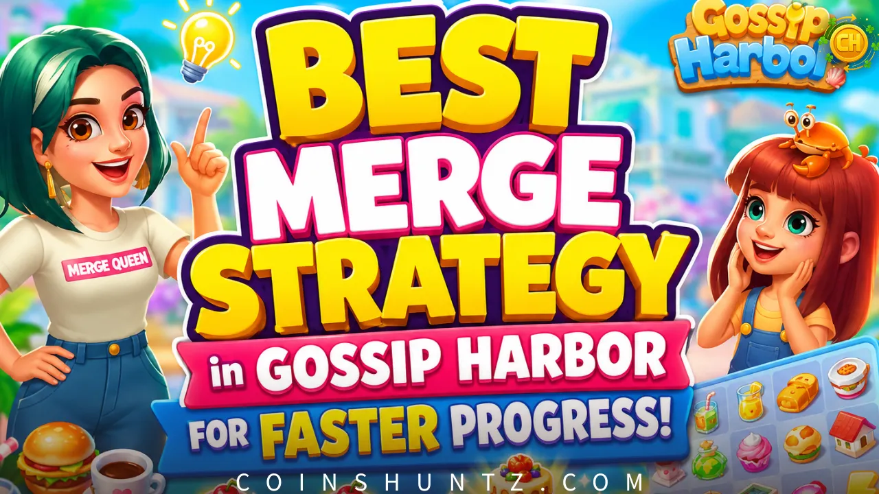 Best Merge Strategy in Gossip Harbor for Faster Progress