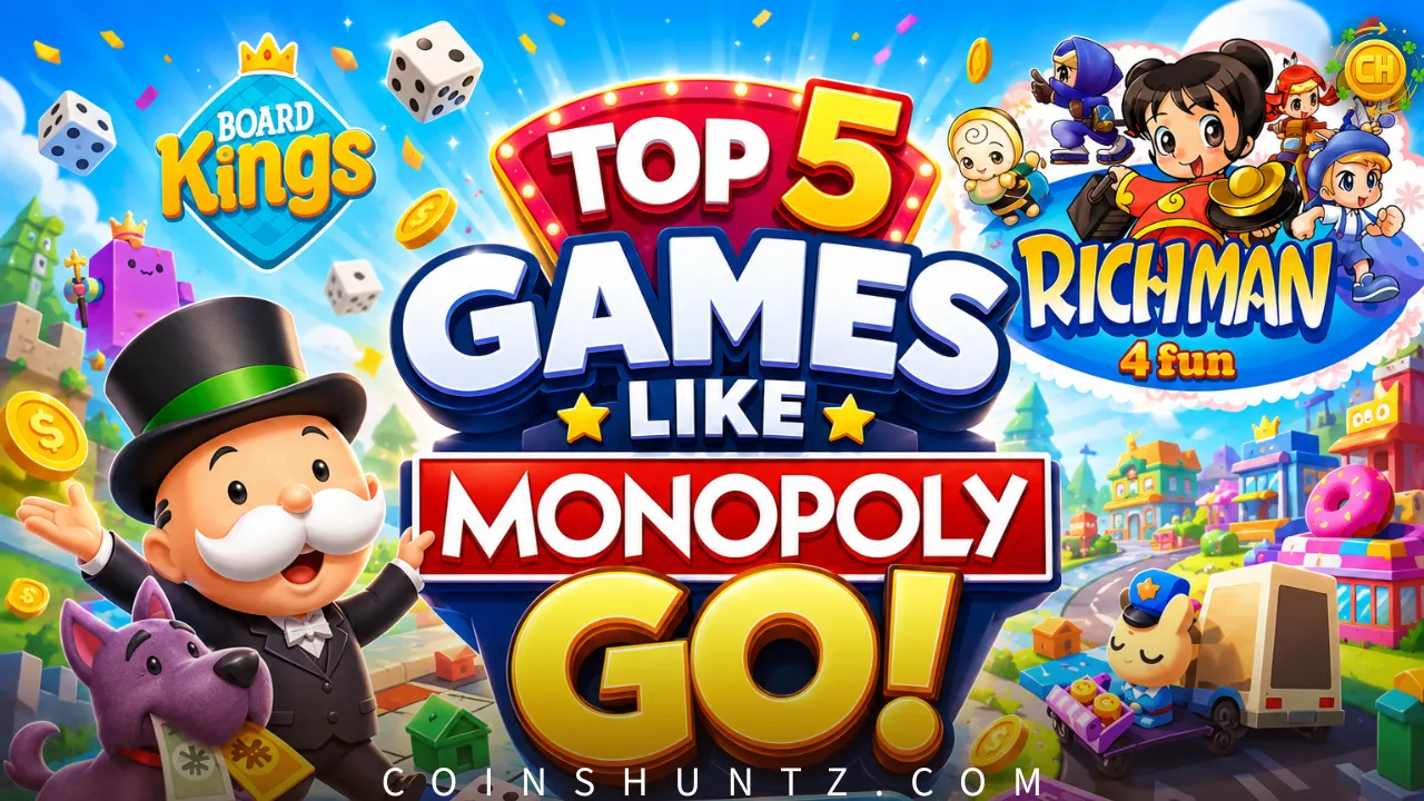 Top 5 Games Like Monopoly Go for Android