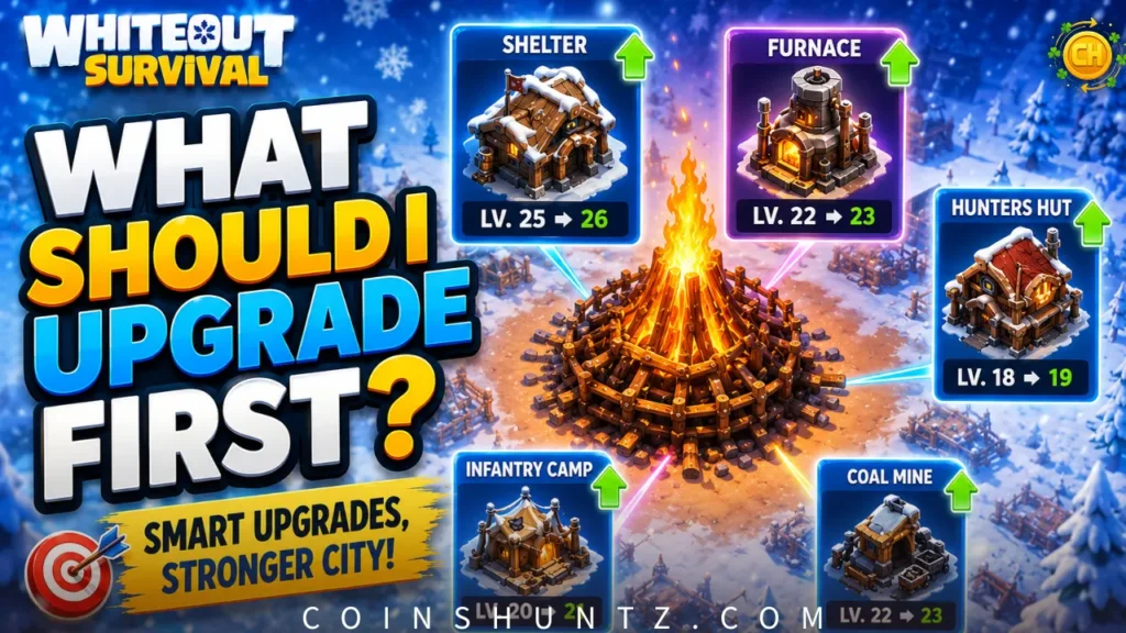 What Should I Upgrade First in Whiteout Survival