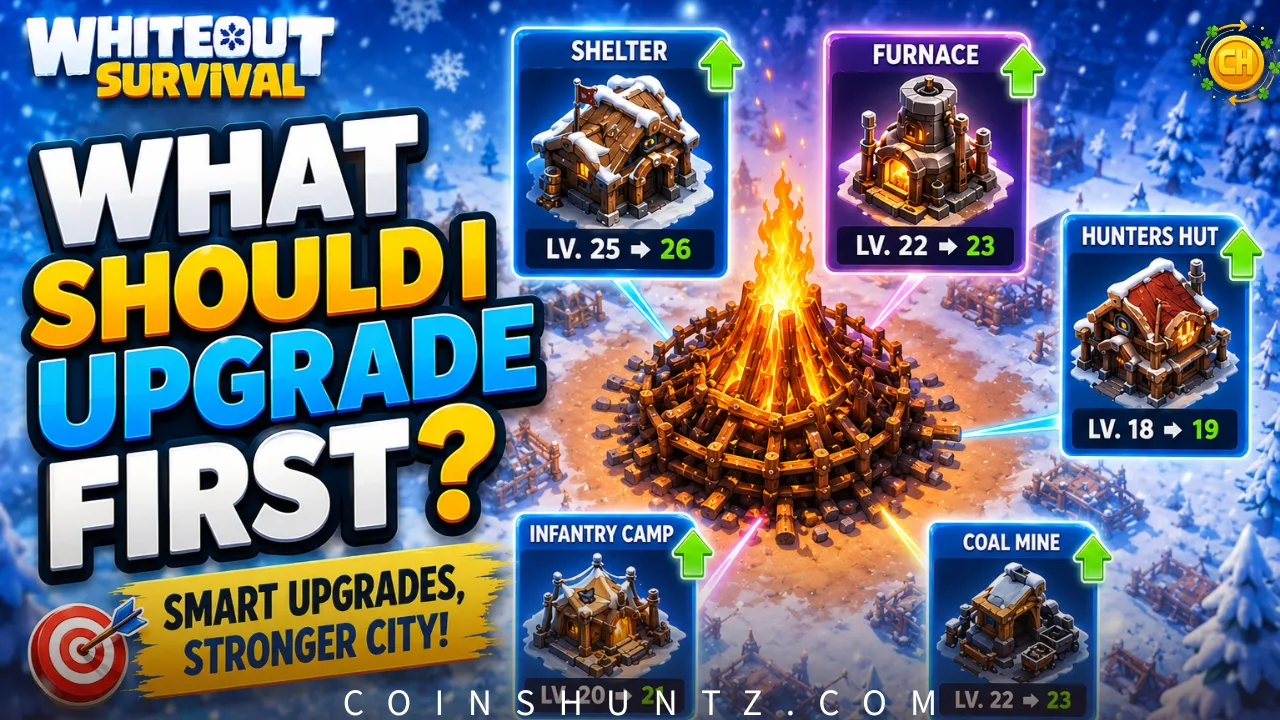 What Should I Upgrade First in Whiteout Survival