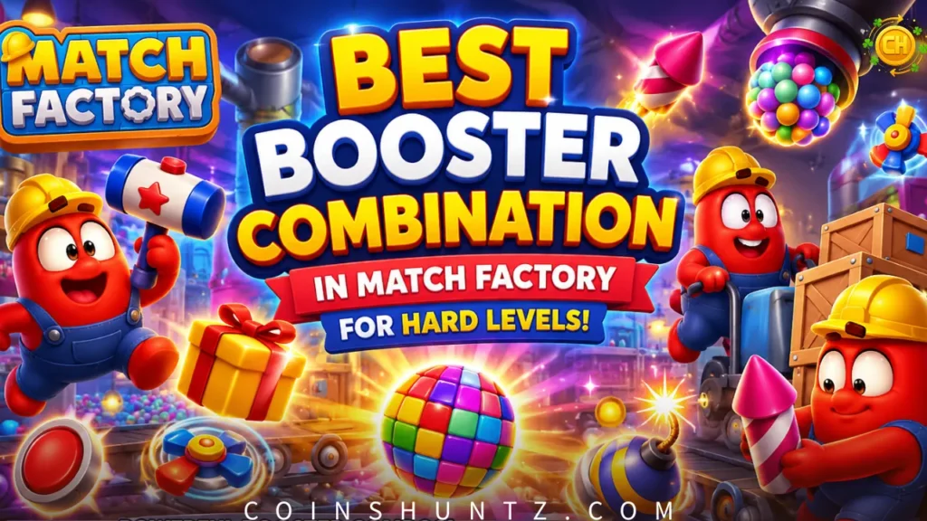Best Booster Combination in Match Factory for Hard Levels